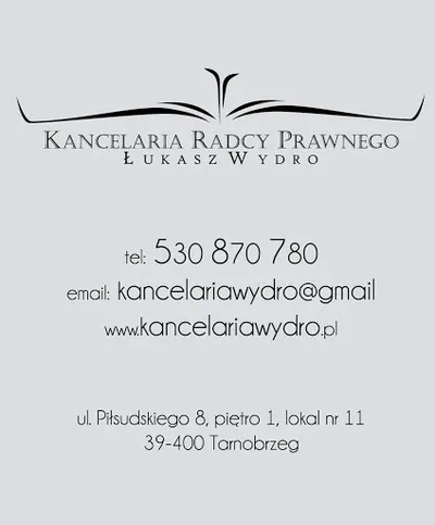 Kancelaria Radcy Prawnego r. pr. Łukasz Wydro